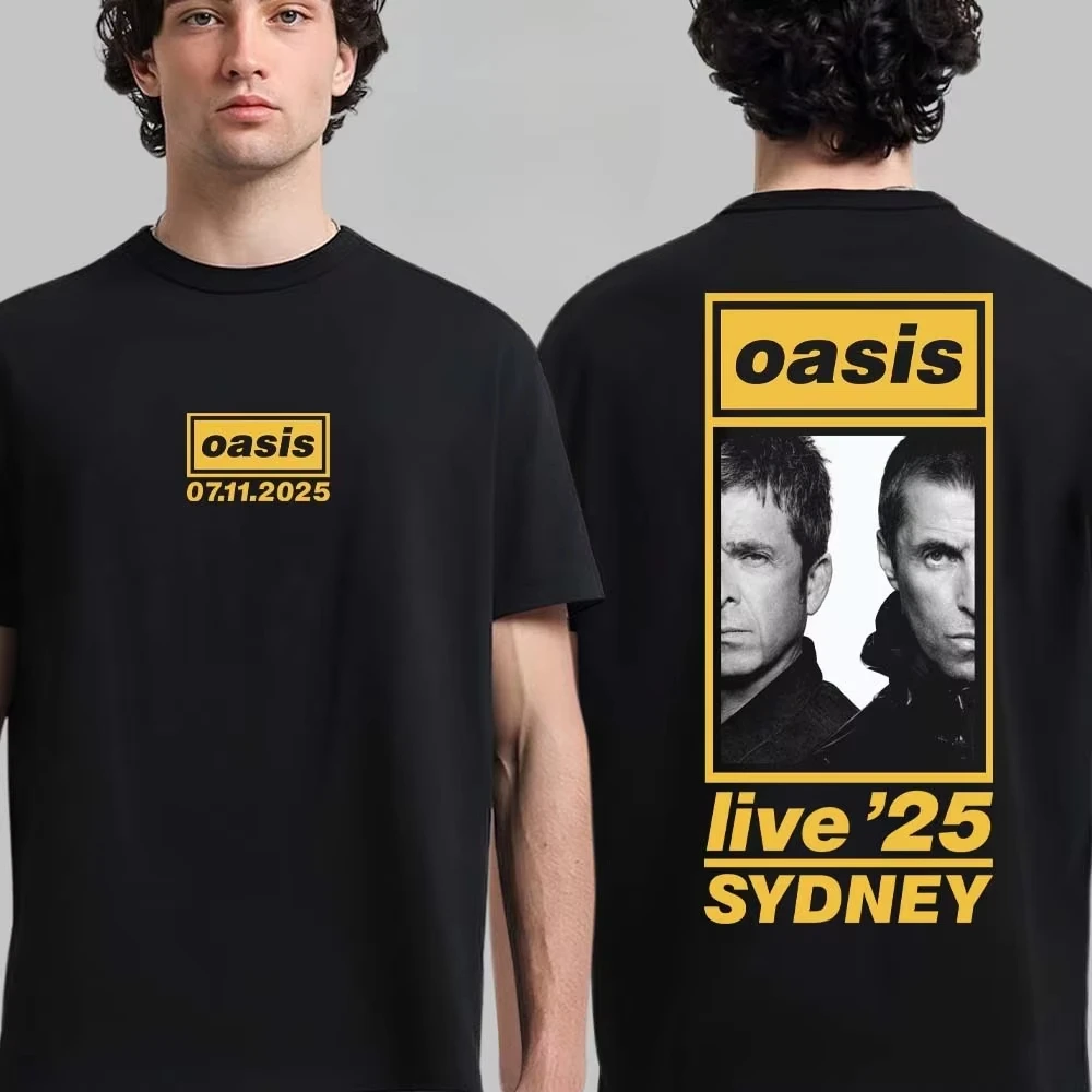 Hot Oasis Cotton Band T-shirt  - Streetwear Brand Vintage ulasan dan harga