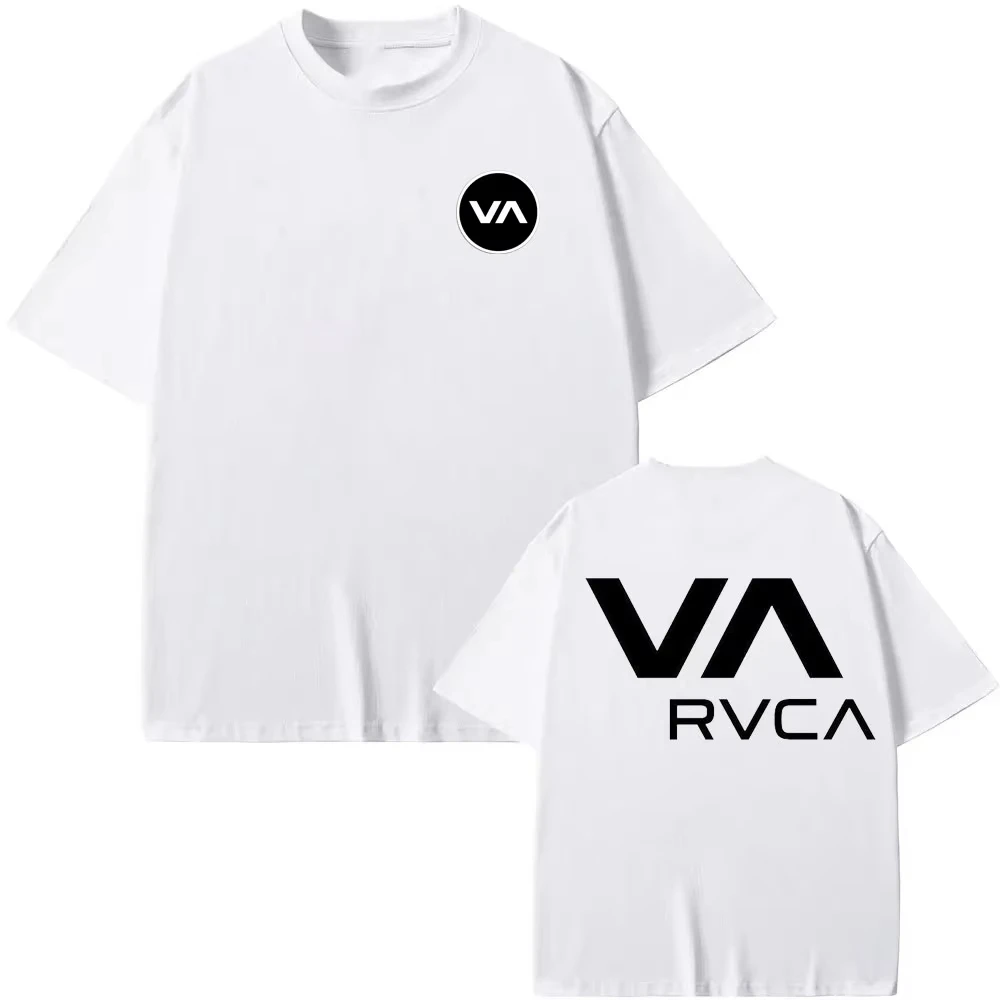 RVCA T Shirt Black Tee Summer  - Streetwear Brand Clothing ulasan dan harga